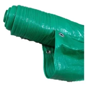 RAFIA PESADA CON OJAL VIETNAM 1.8 X 25 MT VERDE